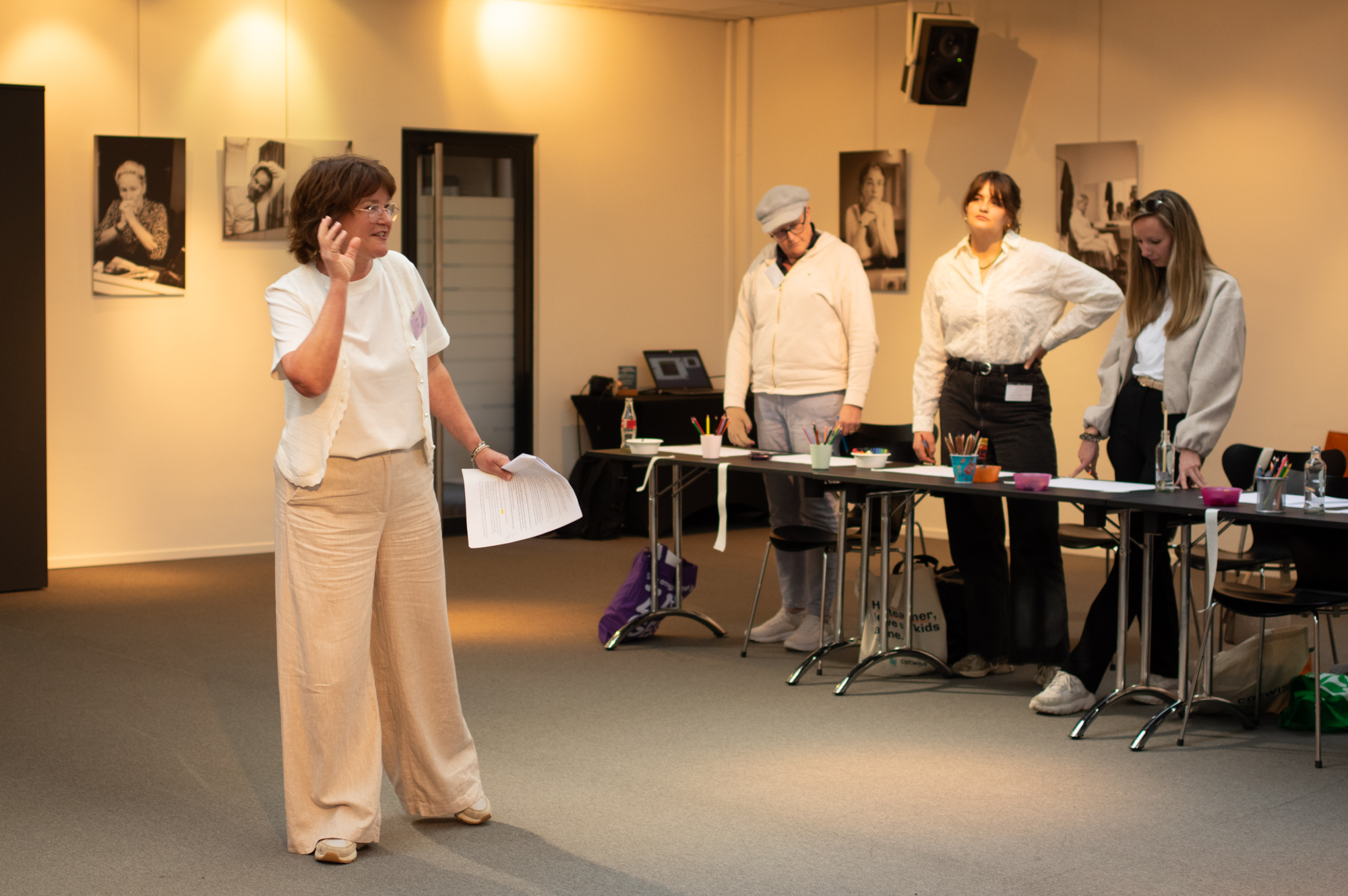 Magenta tekentaal tijdens deelsessie BiOND Congres