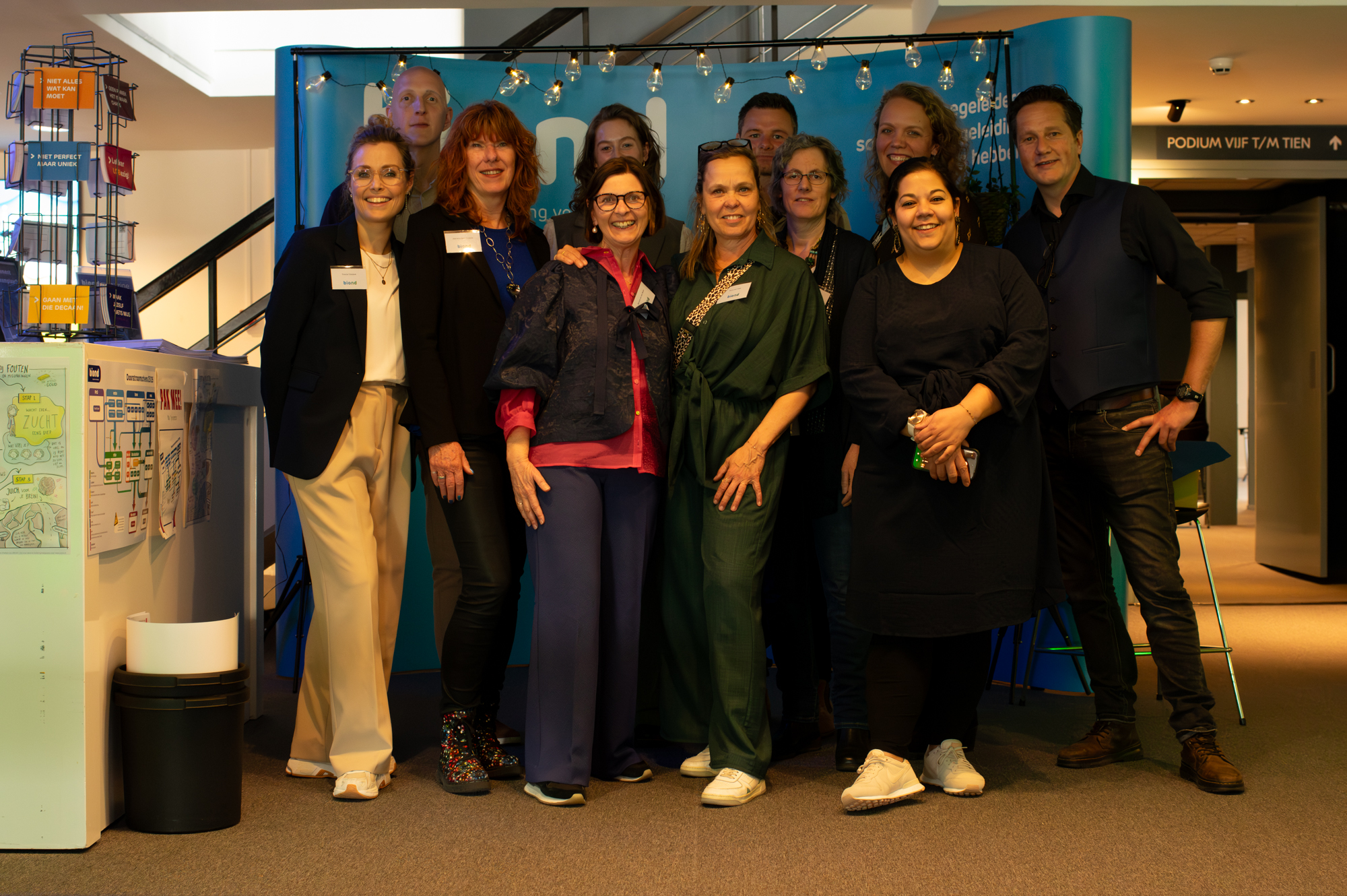Groepsfoto van BiOND collega-s