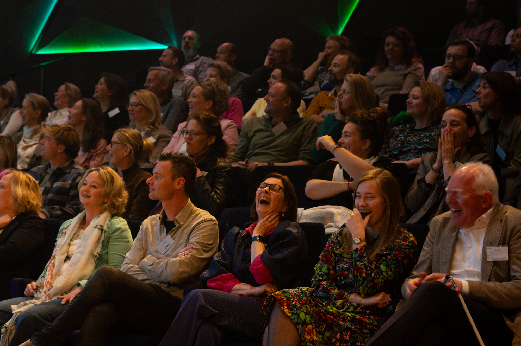 Publiek BiOND Congres Spant Bussum en lachende MInette